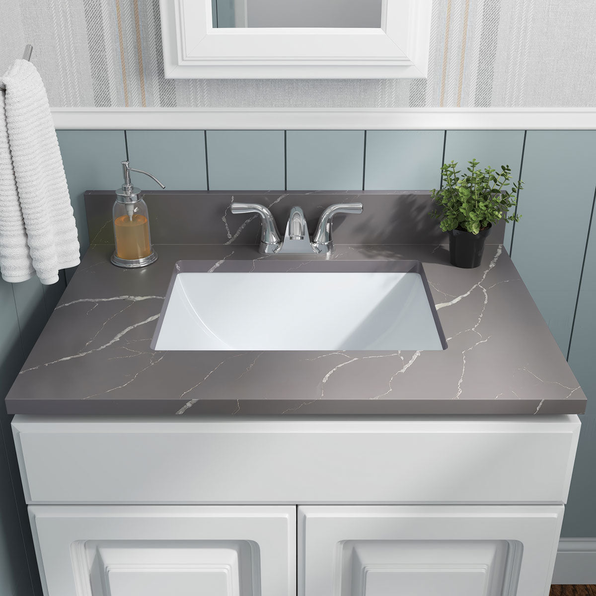 White Rectangle 1813