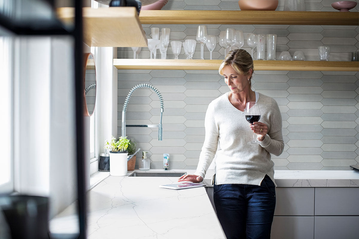 Renzo Sky Ceramic Pickett Tile