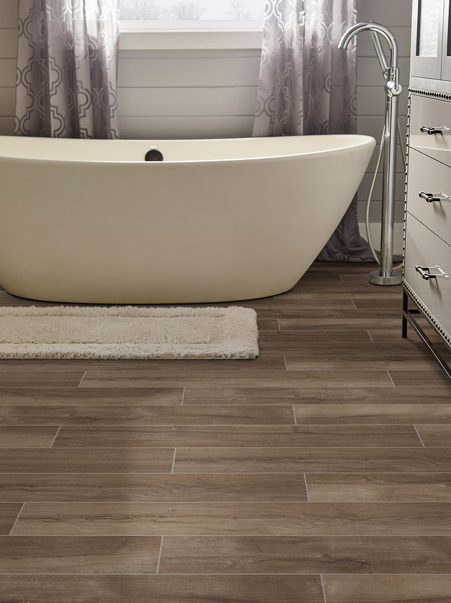 Palmetto Smoke Porcelain Tile