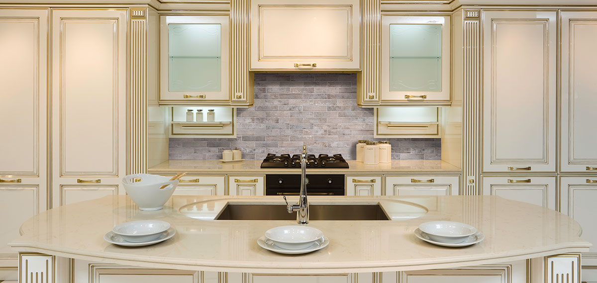 Taupe Porcelain Tile 2x10