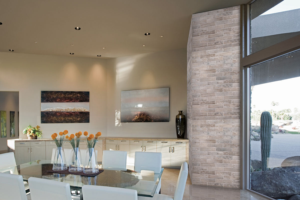 Taupe Porcelain Tile 2x10