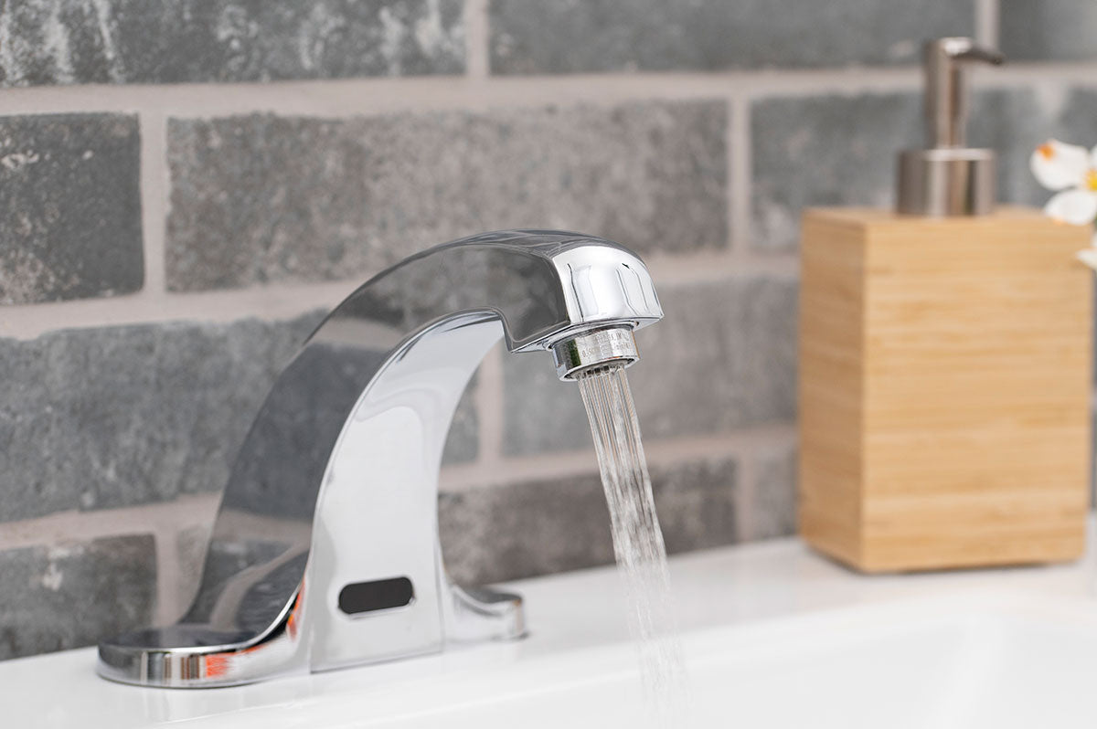 Touch-less Infrared Sensor Bathroom Faucet - 421 Chrome