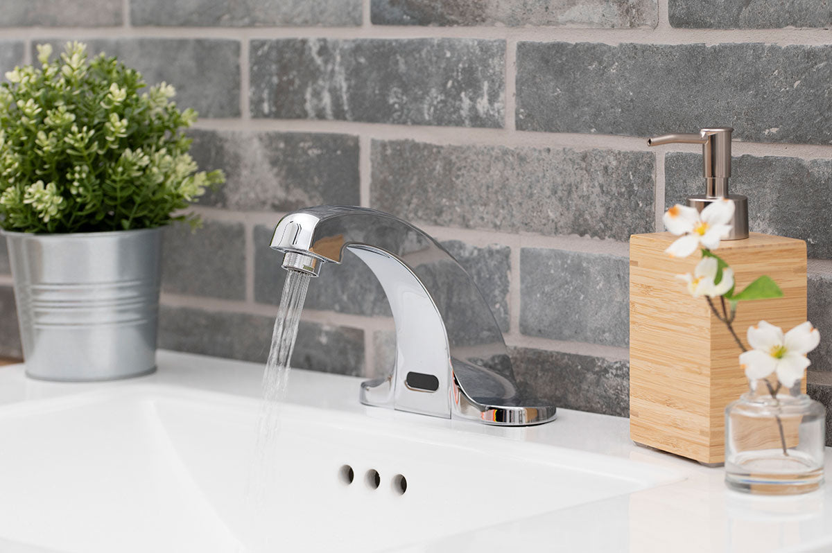 Touch-less Infrared Sensor Bathroom Faucet - 421 Chrome