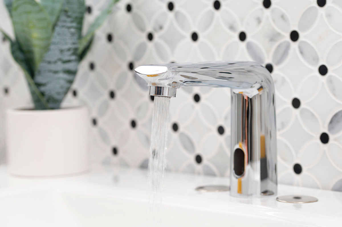 Touch-less Infrared Sensor Bathroom Faucet - 811 Chrome