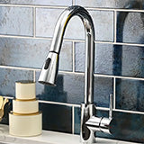 Touch-less Infrared Sensor Kitchen Faucet - 811 Chrome