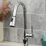 Touch-less Infrared Sensor Kitchen Faucet - 812 Chrome