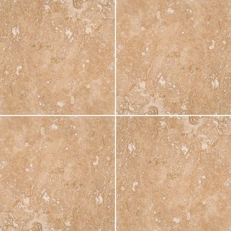 Tuscany Walnut 12x12 Honed And Filled Tile