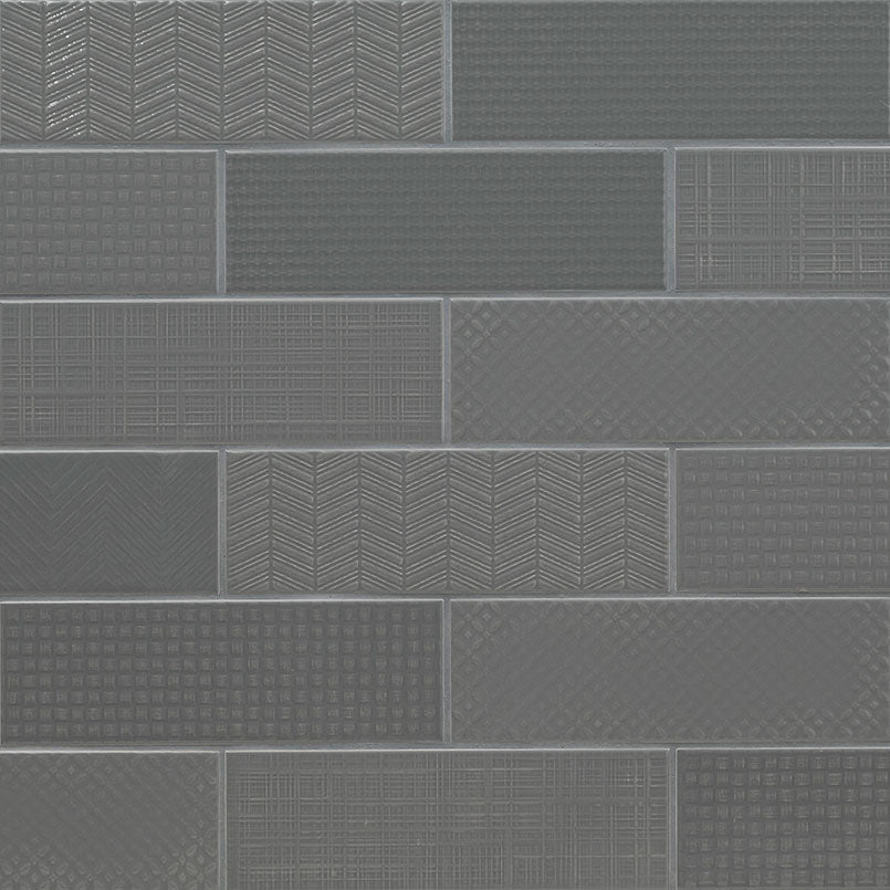 Urbano Graphite 3d Mix Tile
