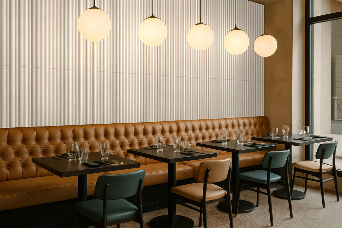 URBANSLAT FLUTE MAPLE 16X48 Wall Tile - Shop at Home Craft Studio | Call