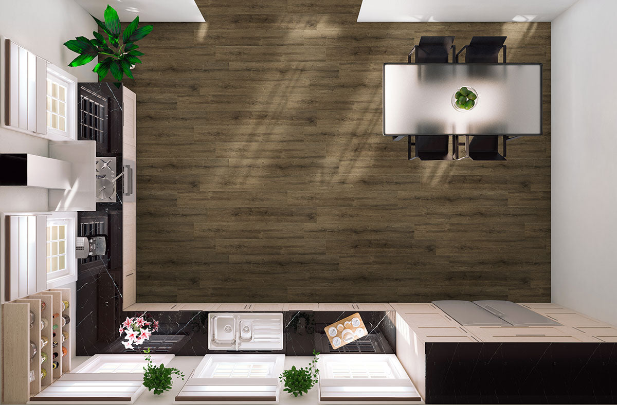 Walnut Waves® Luxury Vinyl Plank Flooring