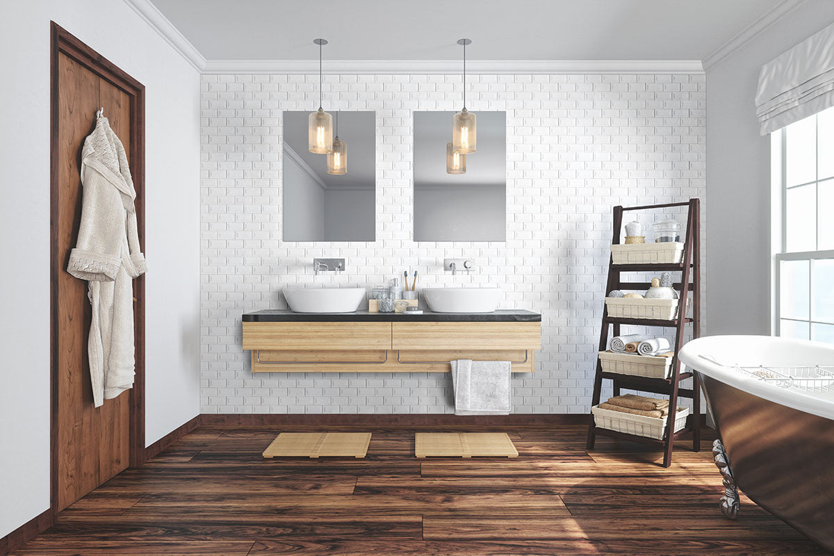 Domino White Porcelain Tile