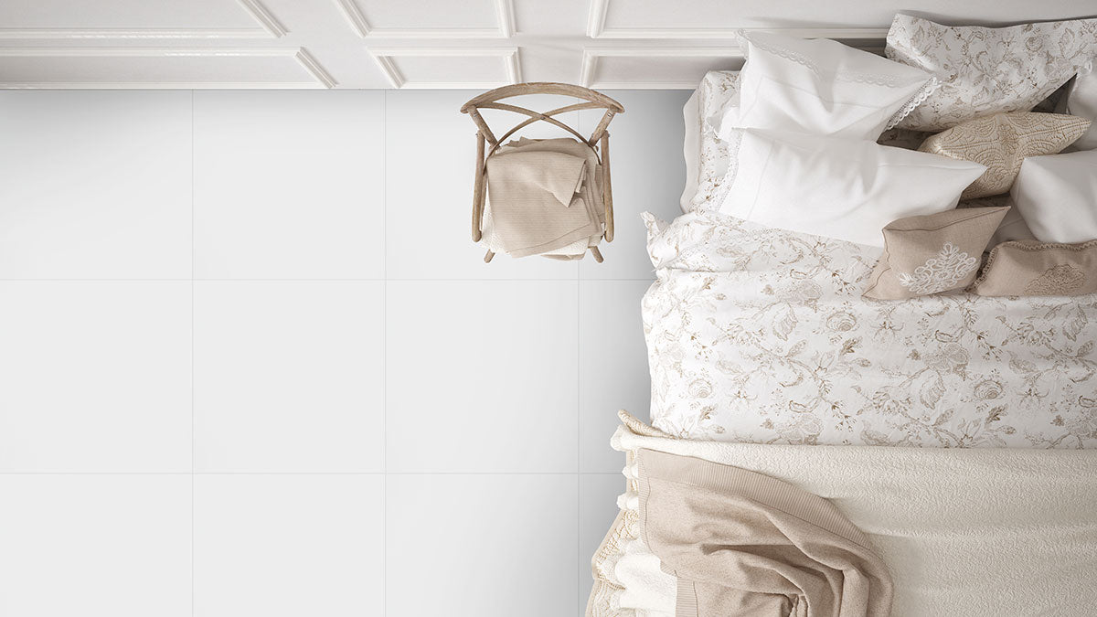 Domino White Porcelain Tile