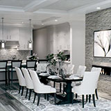 White Oak Splitface Stacked Stone Panels