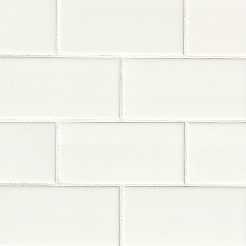Domino White Porcelain Tile