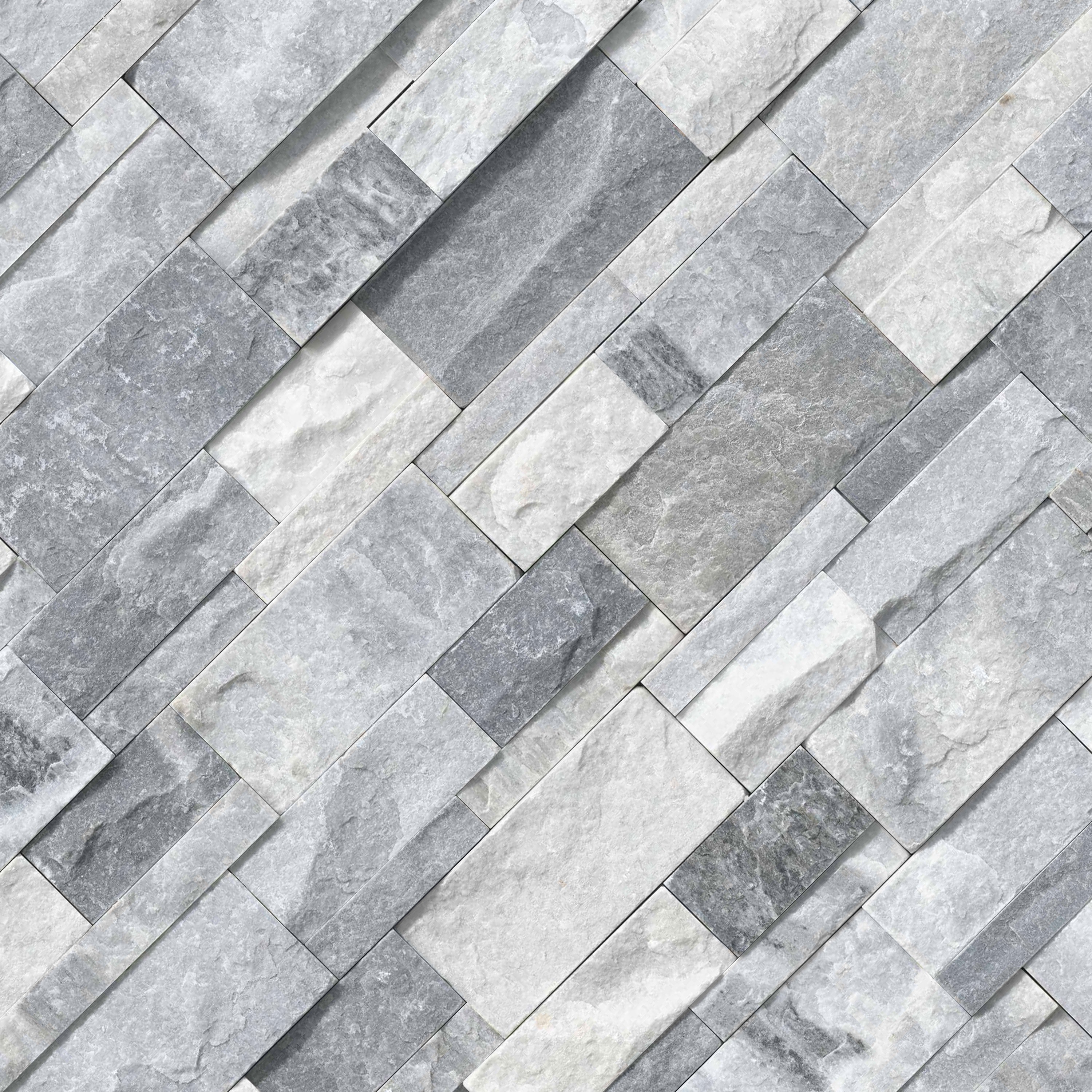 XL RockMount™ Stacked Stone Panels Alaska Gray