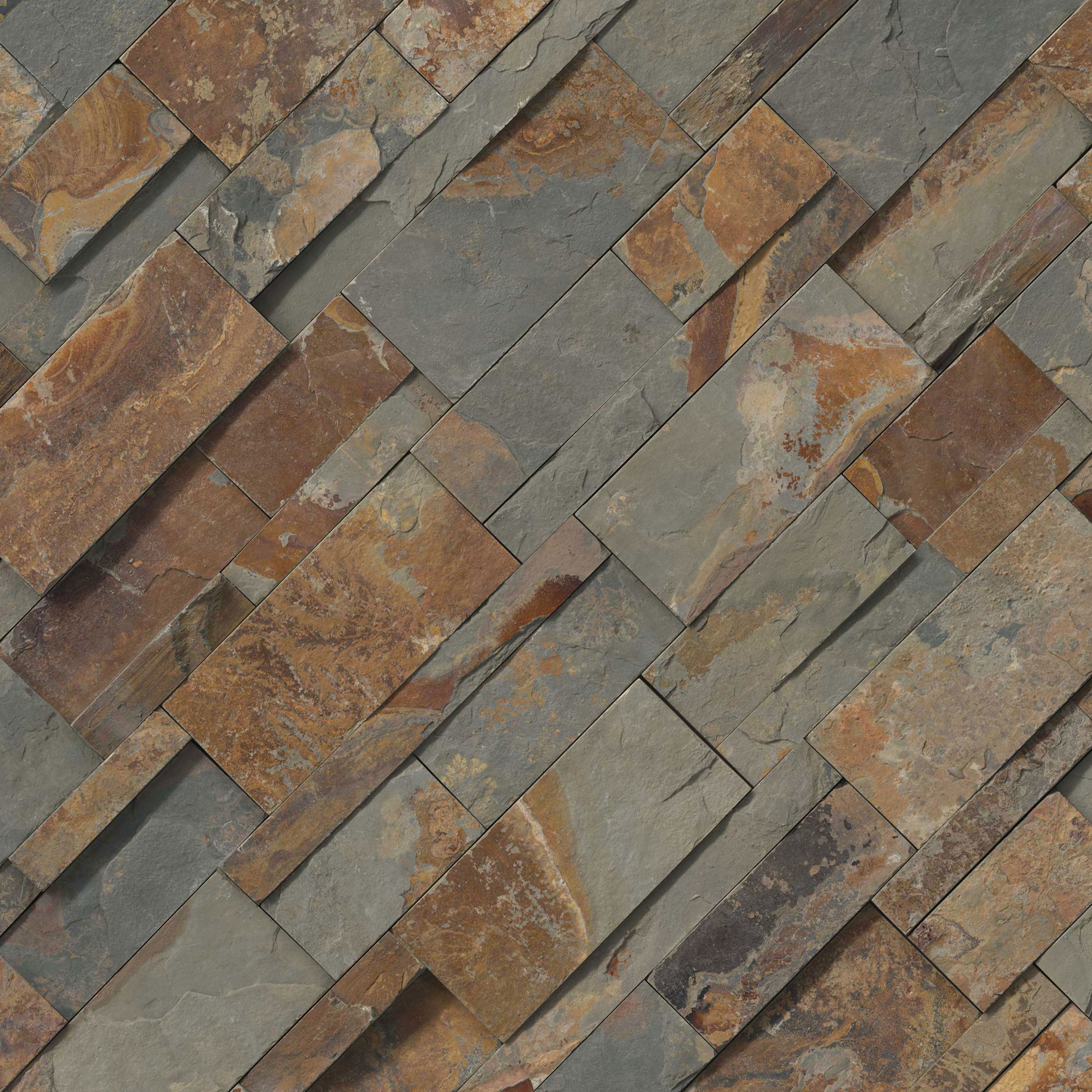 XL RockMount® Stacked Stone Panels - California Gold