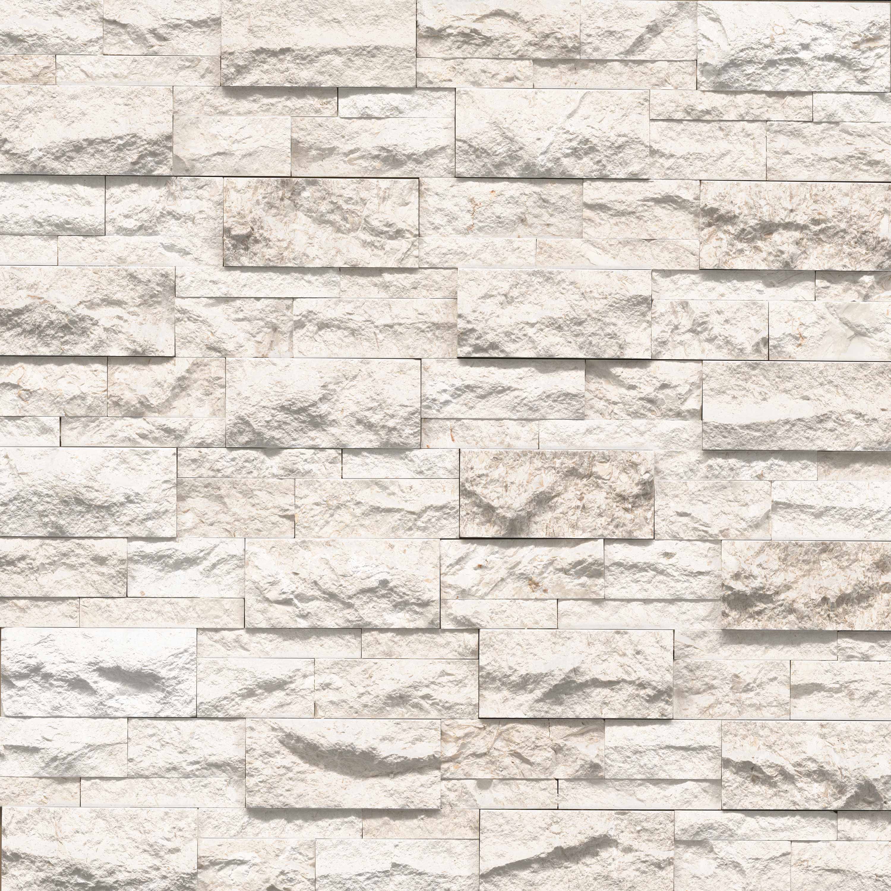 XL RockMount™ Stacked Stone Panels - Mayra White