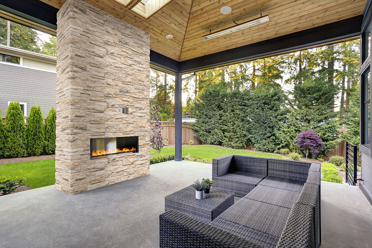 XL RockMount Roman Beige Stacked Stone Panels