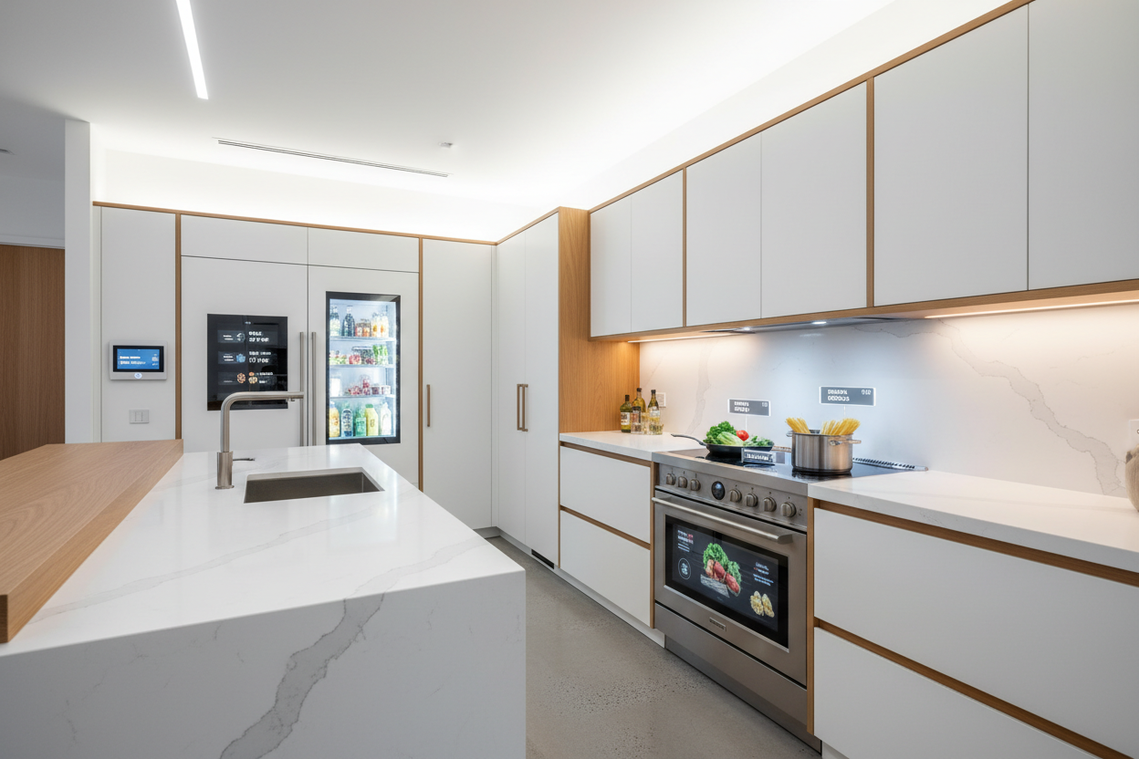 Smart Kitchen Revolution: AI-Powered Appliances & Touch-to-Open Cabinets for 2026 Homes