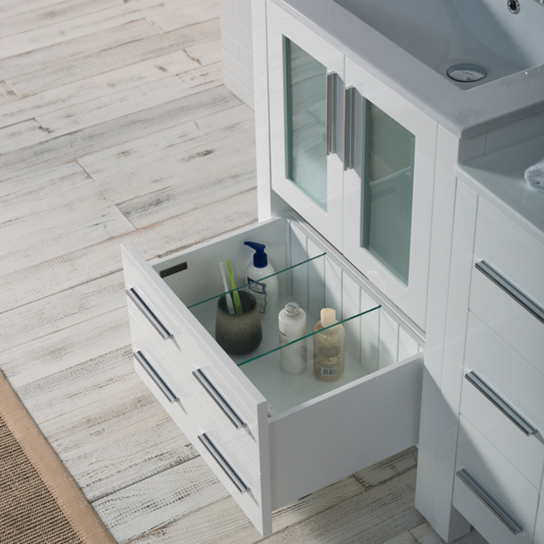 Sydney 36 Inch Vanity with Side Cabinet