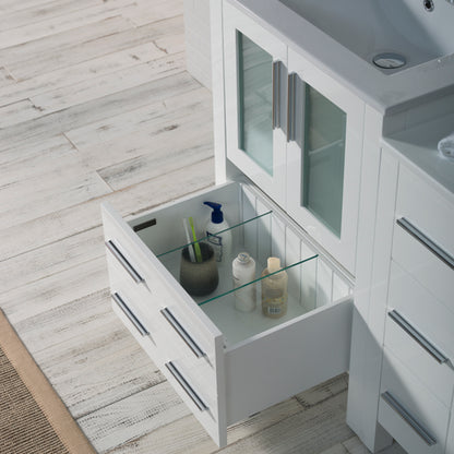 Sydney 36 Inch Vanity with Side Cabinet