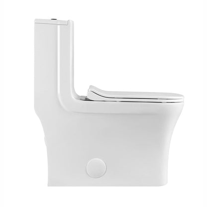 (T2706)/K-0329 One-Piece 27"h Dual Flush Toilet (12" Rough)