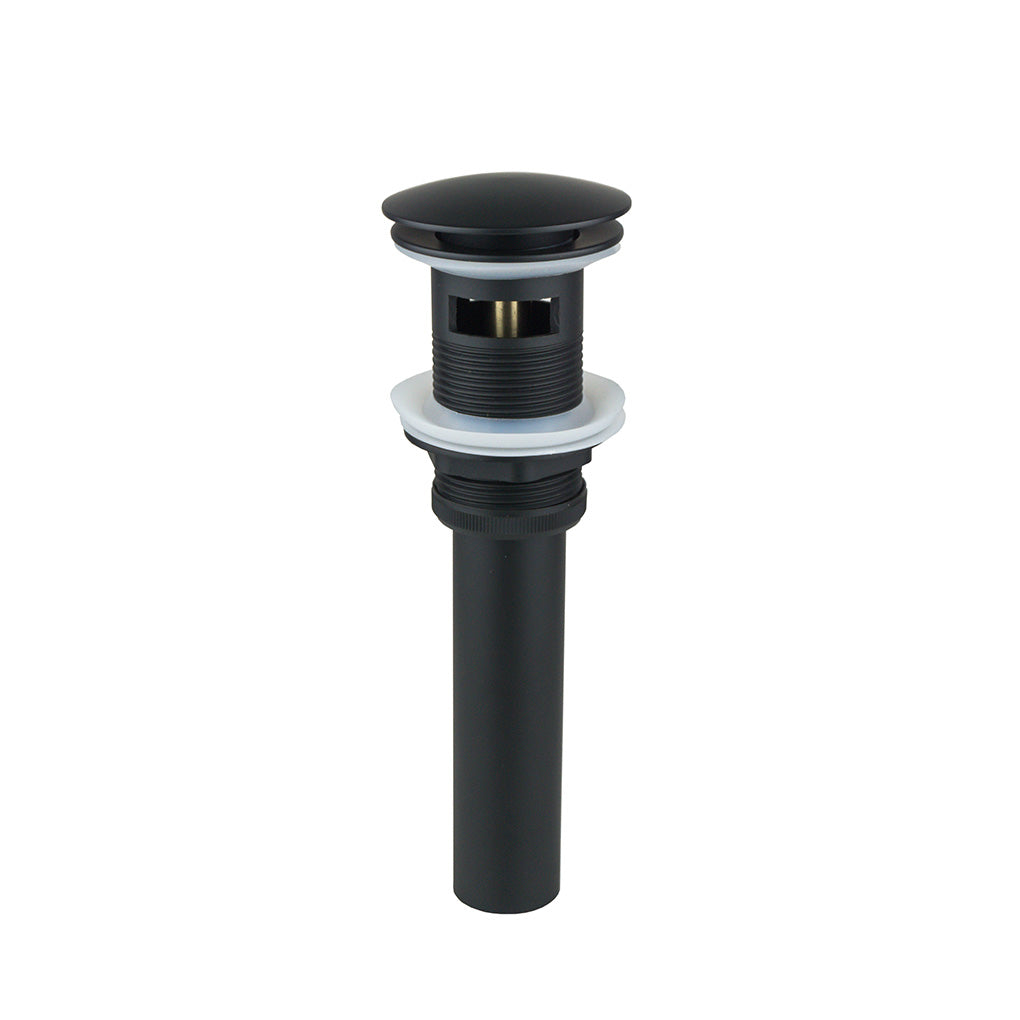 F050  Single Hole Basin Faucet with Pop Up (Matte Black)
