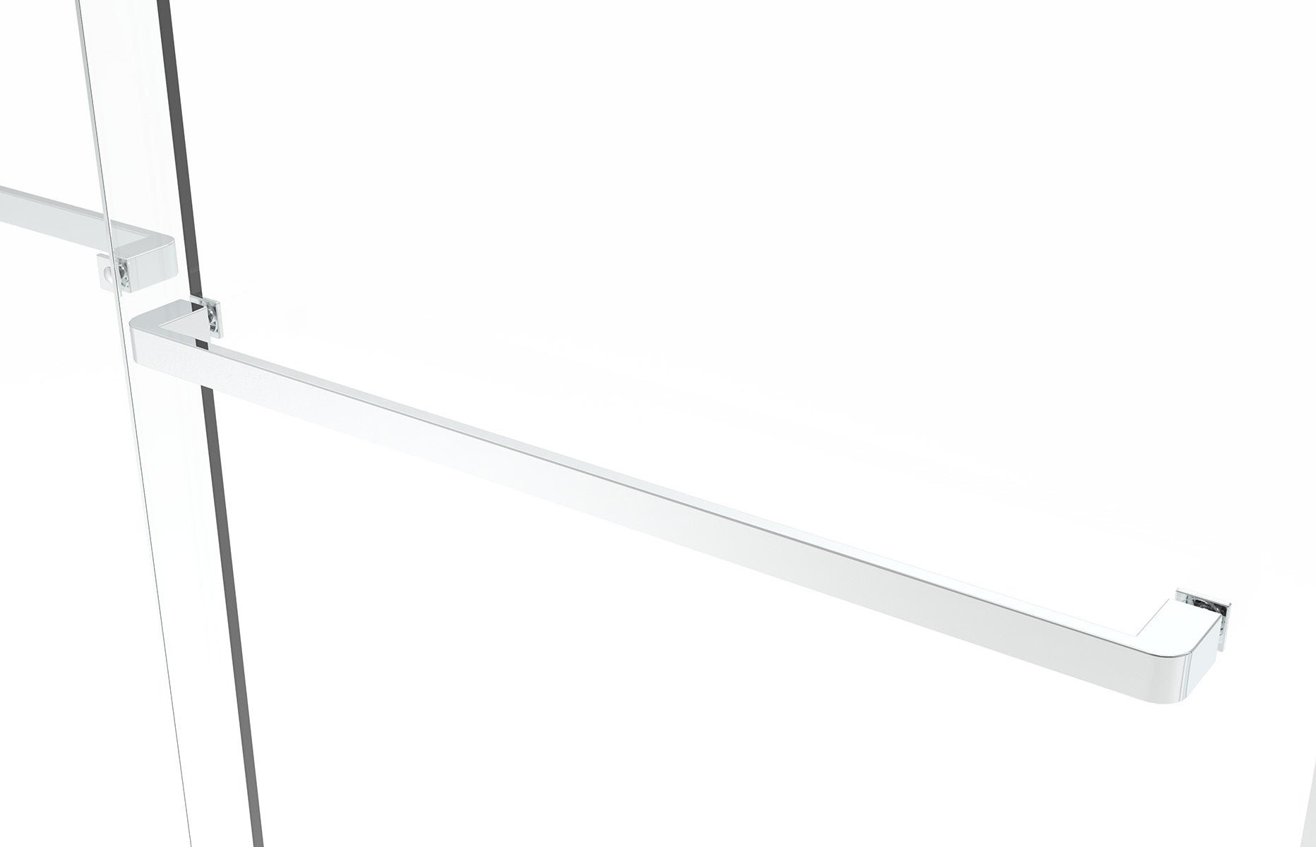 48" AC23 series Shower Door with Klearteck Treatment (3/8" Thickness) (Chrome)