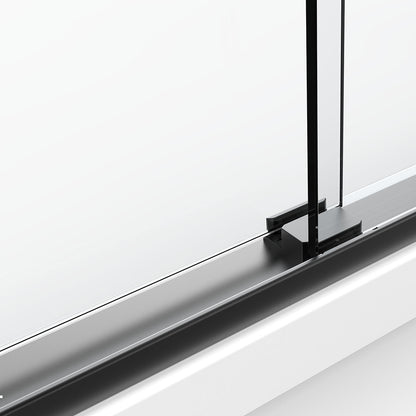 BP01 Bypass Shower Door (5/16" Thickness) (Matte Black)