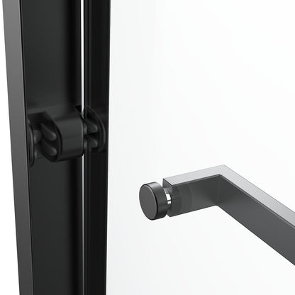 BP01 Bypass Shower Door (5/16" Thickness) (Matte Black)