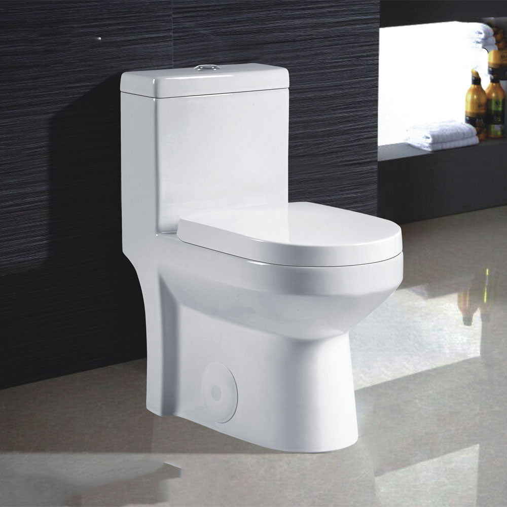  T-2133  One-Piece 25"h Dual Flush Toilet  (12" Rough)