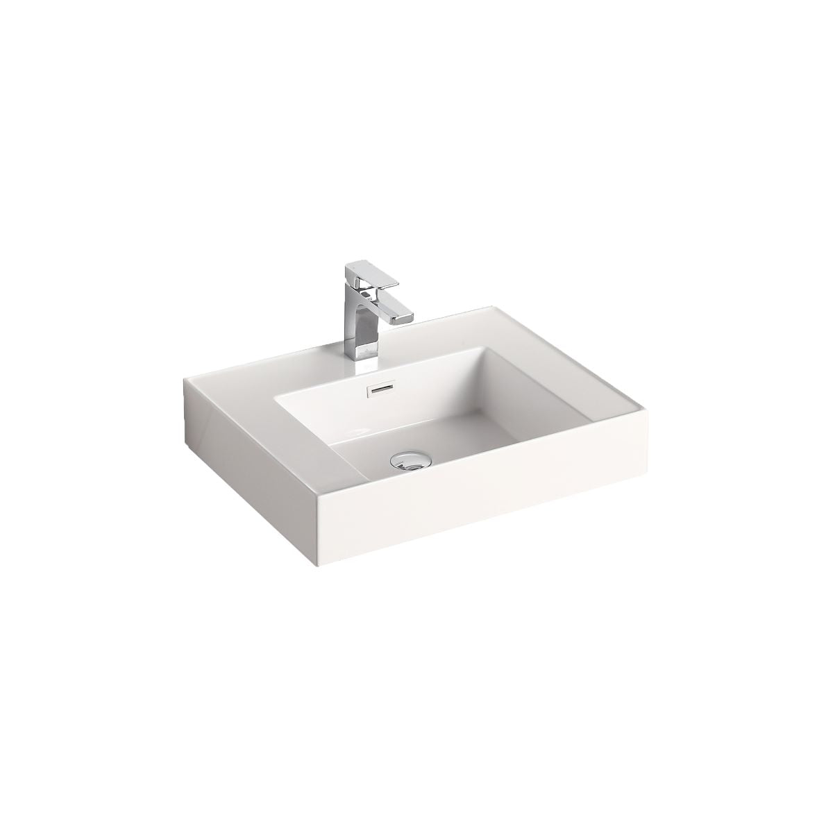 4-3/4 Thickness Acrylic Top-Mount Basin 24×18