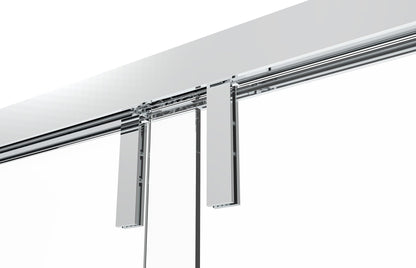 48" AC23 series Shower Door with Klearteck Treatment (3/8" Thickness) (Chrome)
