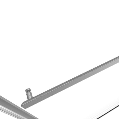 44" Kenny Series Frameless Bypass Shower Door with Klearteck Treatment (5/16" Thickness) (Chrome)