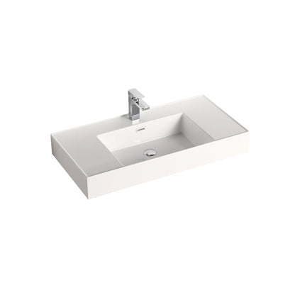 4-3/4 Thickness Acrylic Top-Mount Basin 36×18