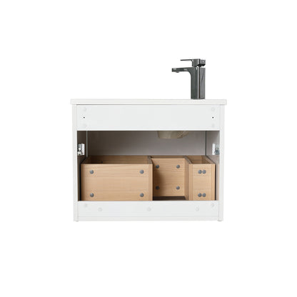 Thun 24″ Vanity With Droplet-Shaped Basin (LED Illuminated)