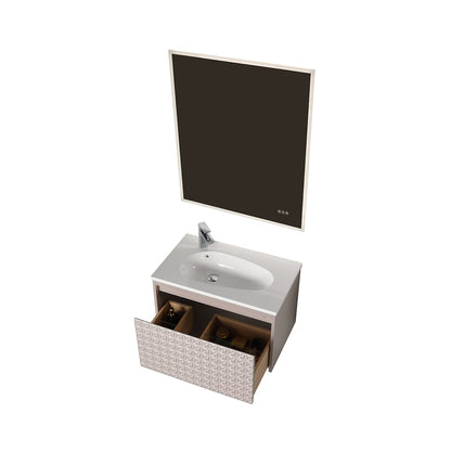 Thun 30″ Vanity With Droplet-Shaped Basin (LED Illuminated)
