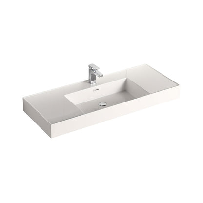 4-3/4 Thickness Acrylic Top-Mount Basin 48×18 Single