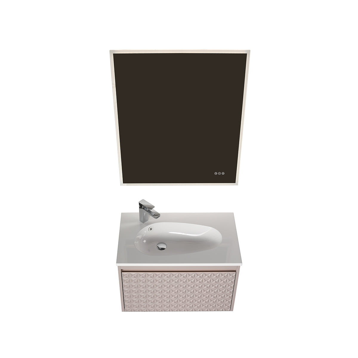 Thun 30″ Vanity With Droplet-Shaped Basin (LED Illuminated)