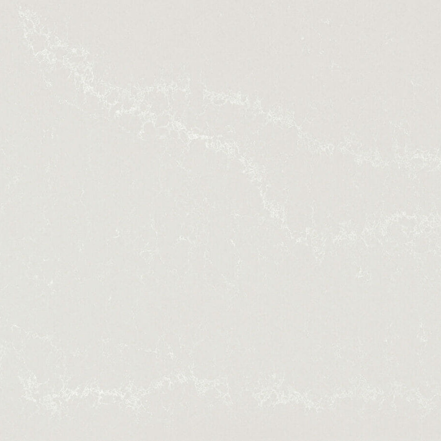 5110 Alpine Mist with cool grey backdrop, white veins, and darker flecks, perfect for stylish home decor.
