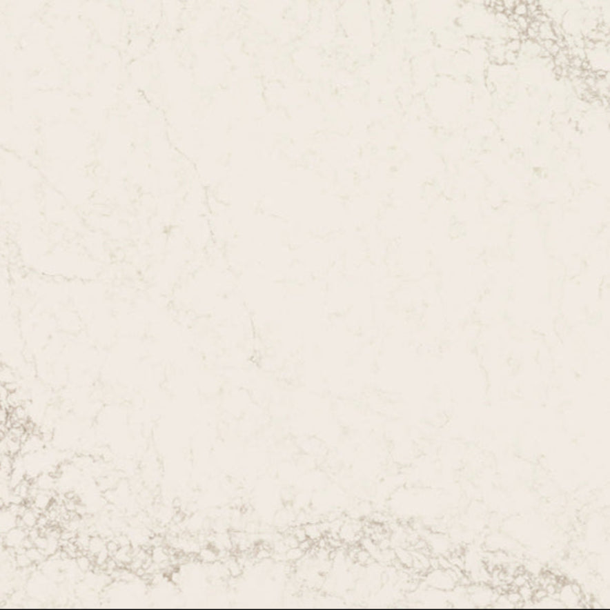 5132 Celestial Sky: creamy white background with grey, brown, and green veins, offering a modern, organic elegance.