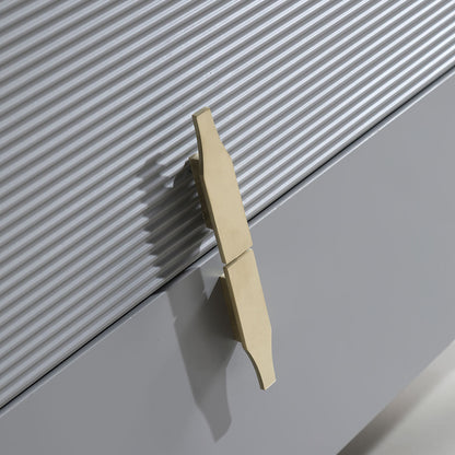 36" Craftsmanship Limited Edition Vanity & Quartz Countertop Combo   (Grey) SKU:EN8271-36GA