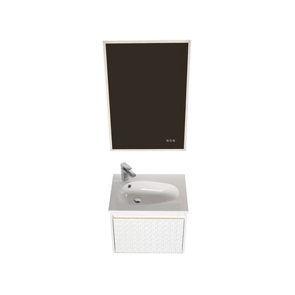 Thun 24″ Vanity With Droplet-Shaped Basin (LED Illuminated)