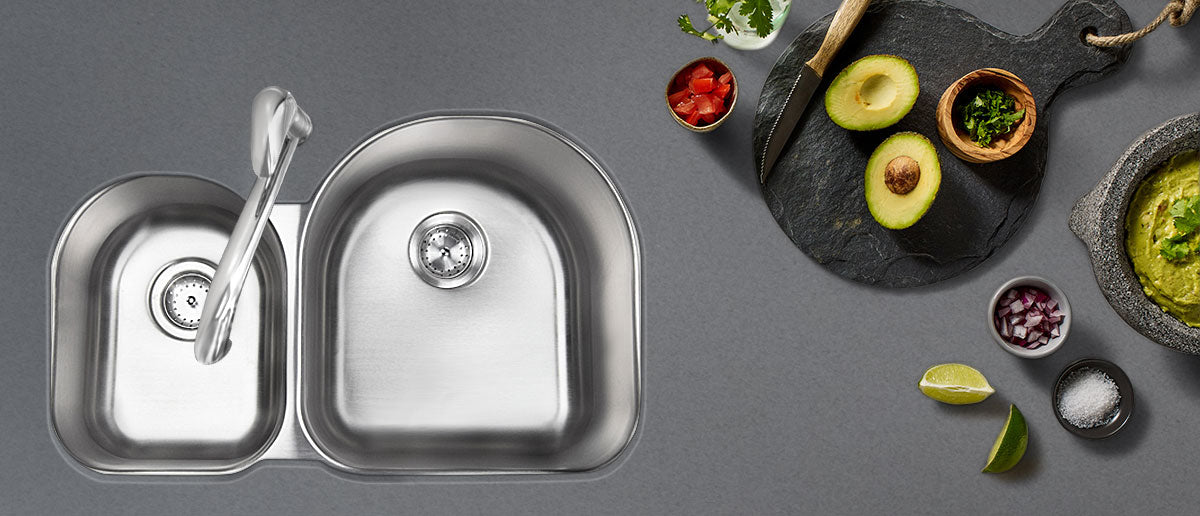 Double Bowl 40/60 - 3120 Stainless Steel Undermount Kitchen Sink