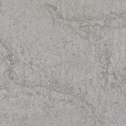 Light taupe canvas with swirly brown and grey veins, showcasing a rich, creamy texture in 6046 Moorland Fog.