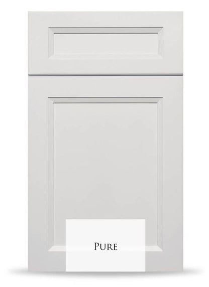 Pure cabinet with classic design, made of 100% solid wood by J&K, perfect for enhancing any kitchen or bathroom.