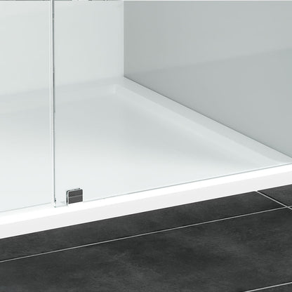 2PC Miko Hinges Door on Wall (Brushed Nickel)