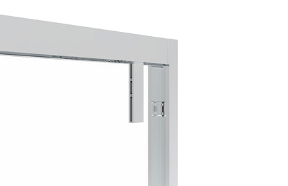 48" AC23 series Shower Door with Klearteck Treatment (3/8" Thickness) (Chrome)