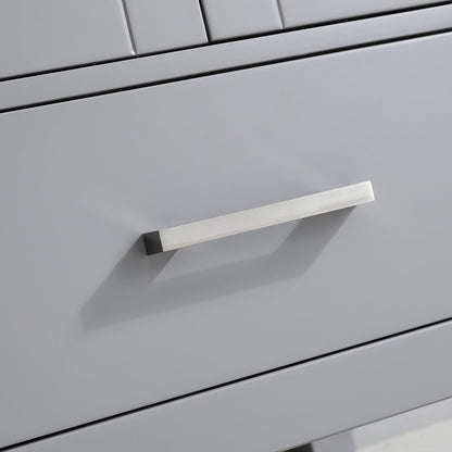 36" V9008 Vanity & Quartz Countertop Combo (Matte Grey)