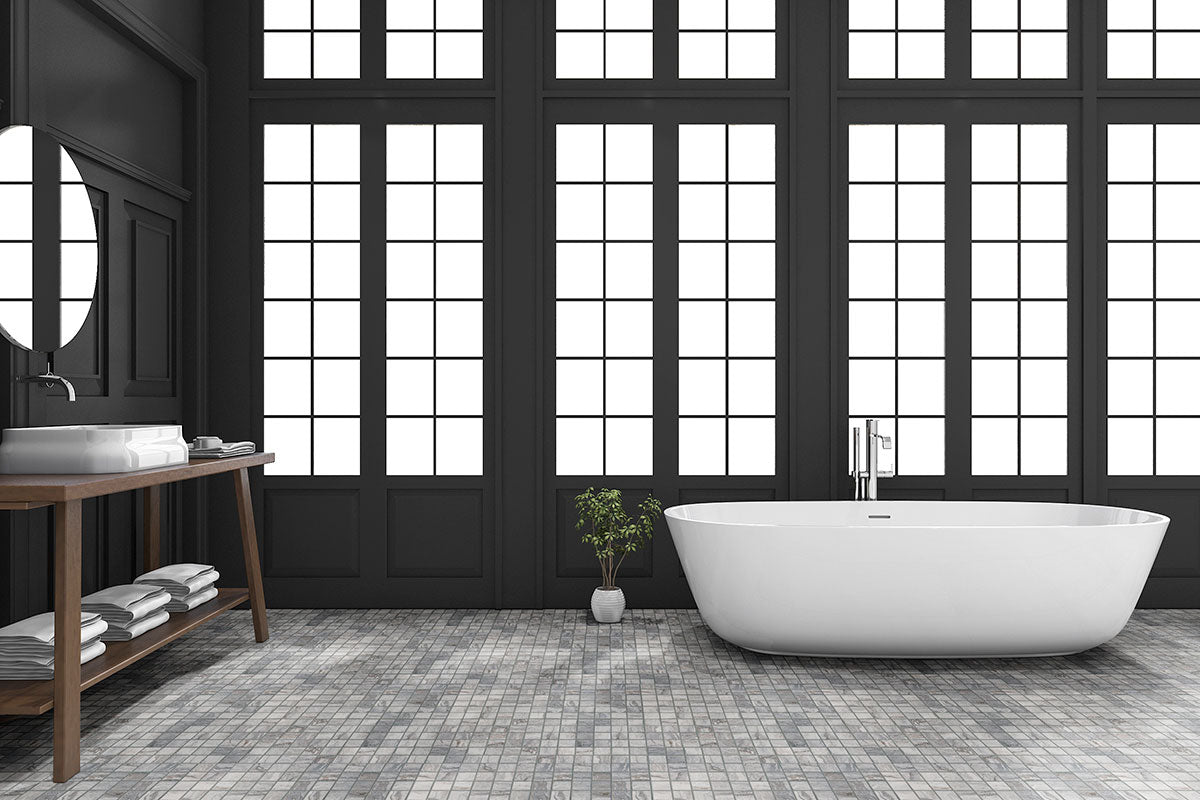 Ansello Grey 2X2 Mosaic